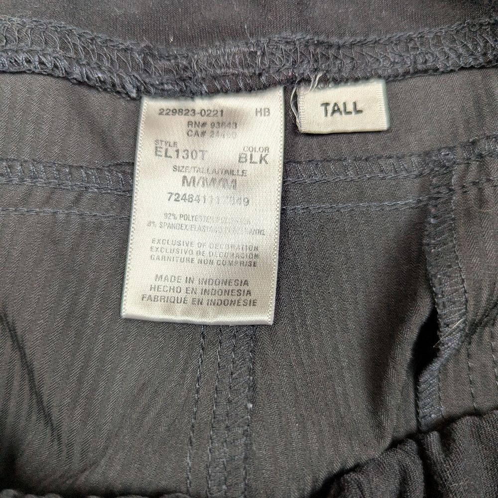 Black Scrubs Pants Size Medium Tall Set of 2 - Picture 5 of 8